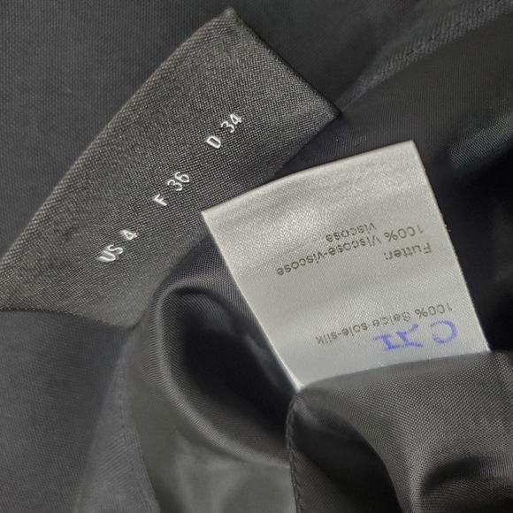 AKRIS Punto Black Tweed Silk Skirt - Picture 5 of 6